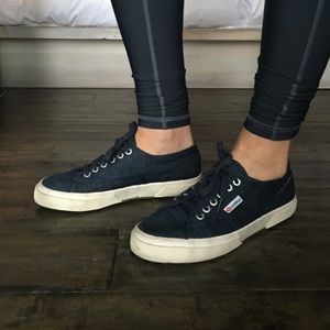 Superga Navy Canvas Sneaker