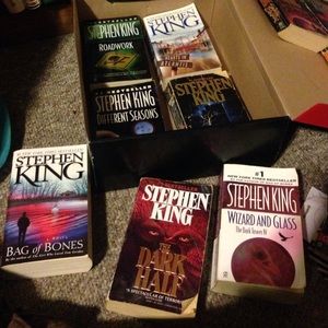 Set of ten Stephen King novels