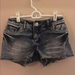 CLOSET CLOSING-FlipSide shorts-reverse denim/camo.