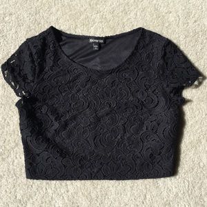 Express Lace Crop Top