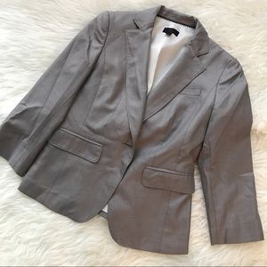 Banana Republic Gray Silver Blazer Jacket