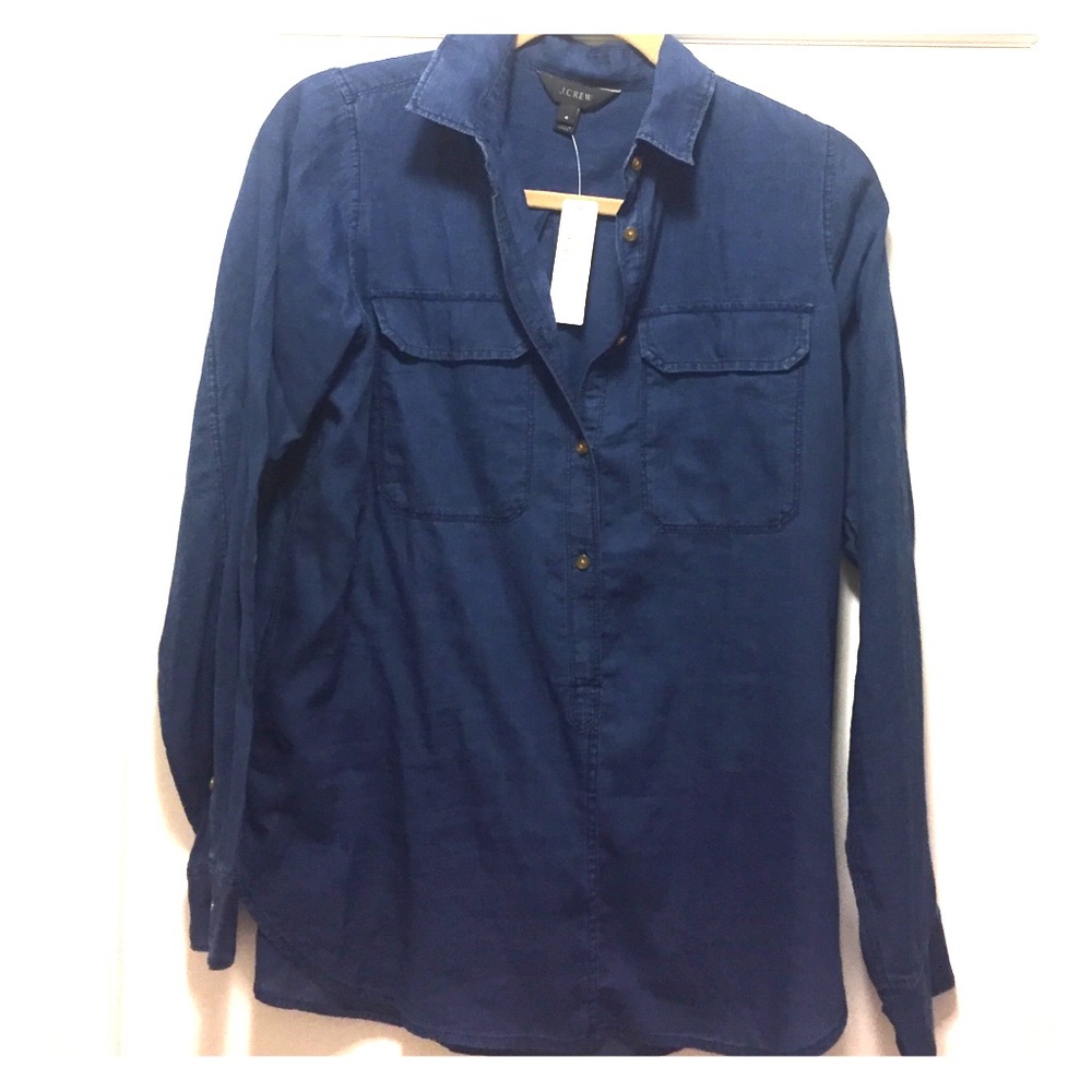 J.Crew Button Down Chambray Shirt.