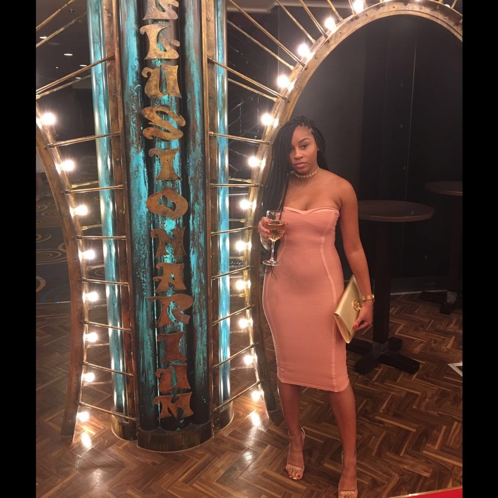 Bandeau sweet heart dress