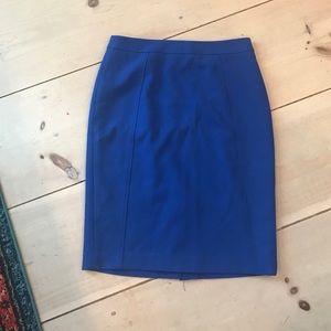 Women's Nordstrom royal blue pencil skirt