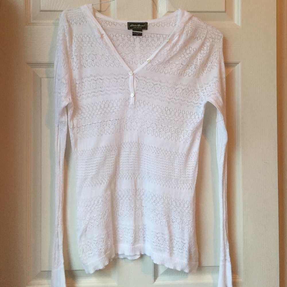 Eddie Bauer lace hoodie
