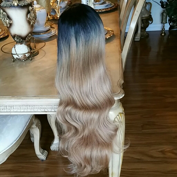 Ombre Golden Blonde Lace Front Wig 26-30 inches!