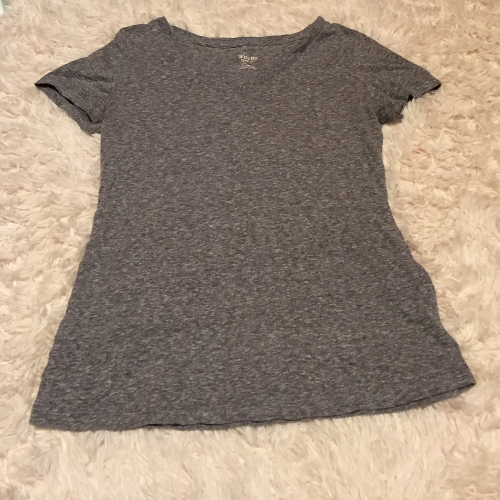gray vneck