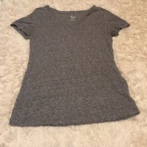 gray vneck