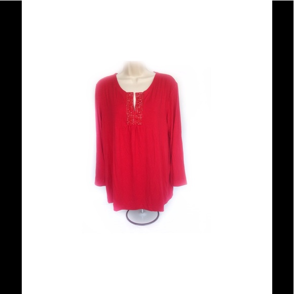 Sequins Red Top - Picture 4 of 4