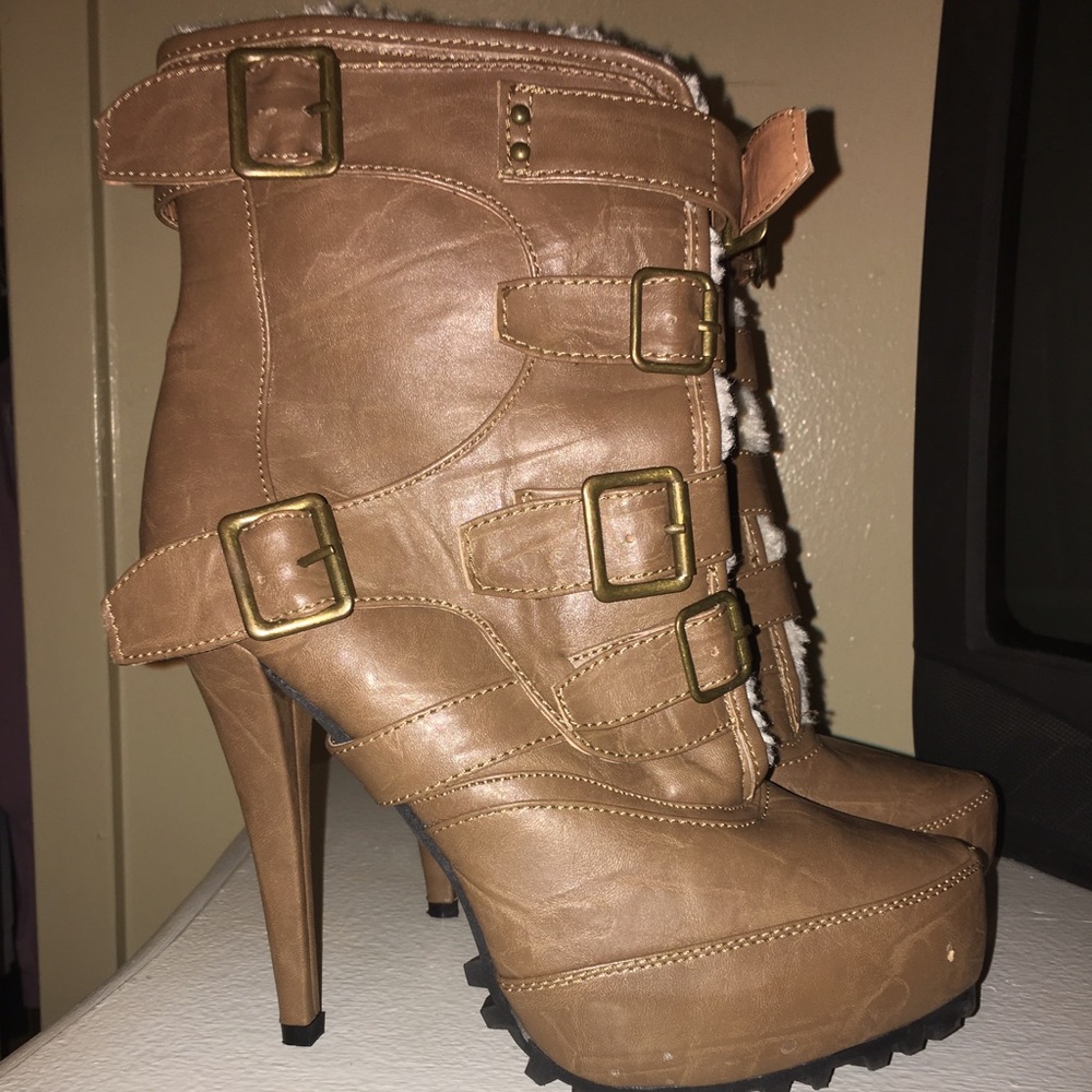 Heels; boots