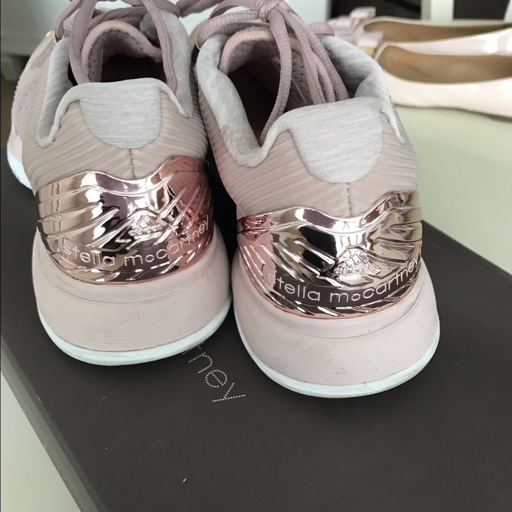 Adidas rose gold pink barricade sneakers 8! Rare!
