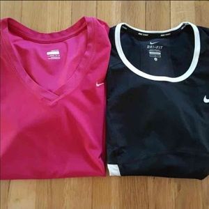 Two Nike shirts