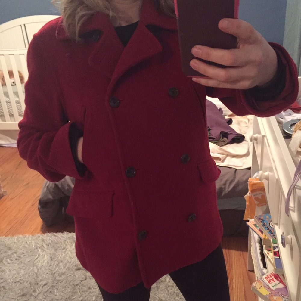 J. Crew double-breasted pea coat