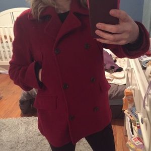 J. Crew double-breasted pea coat