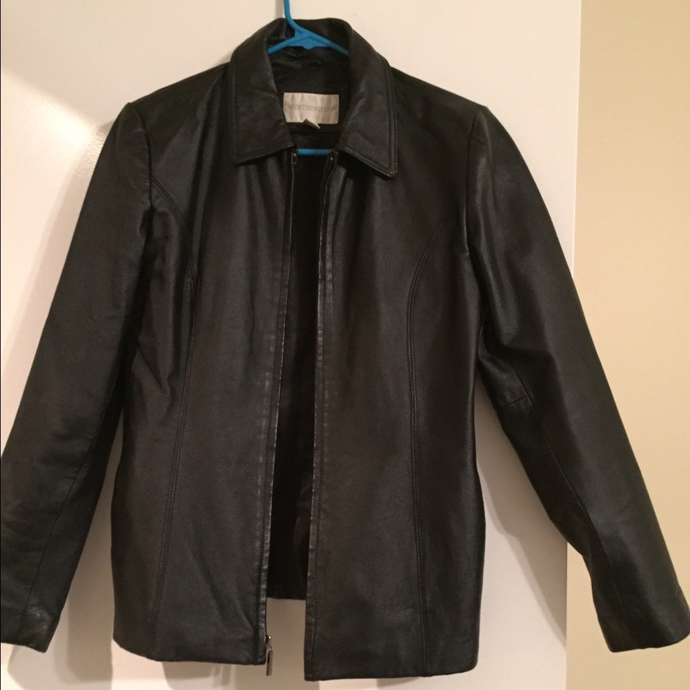 Black Leather coat