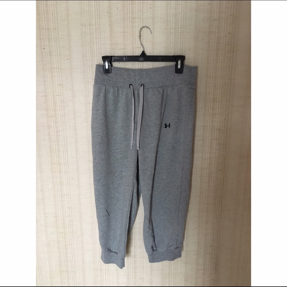 Under armour sweatpants capris.