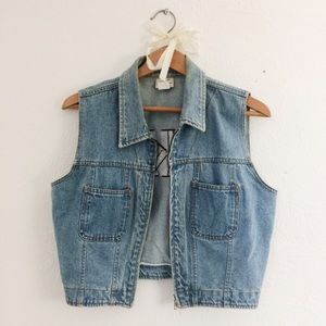 LAST CHANCE  [Calvin Klein] Vintage Denim Vest
