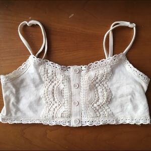 Full Tilt Lace Button Bralette