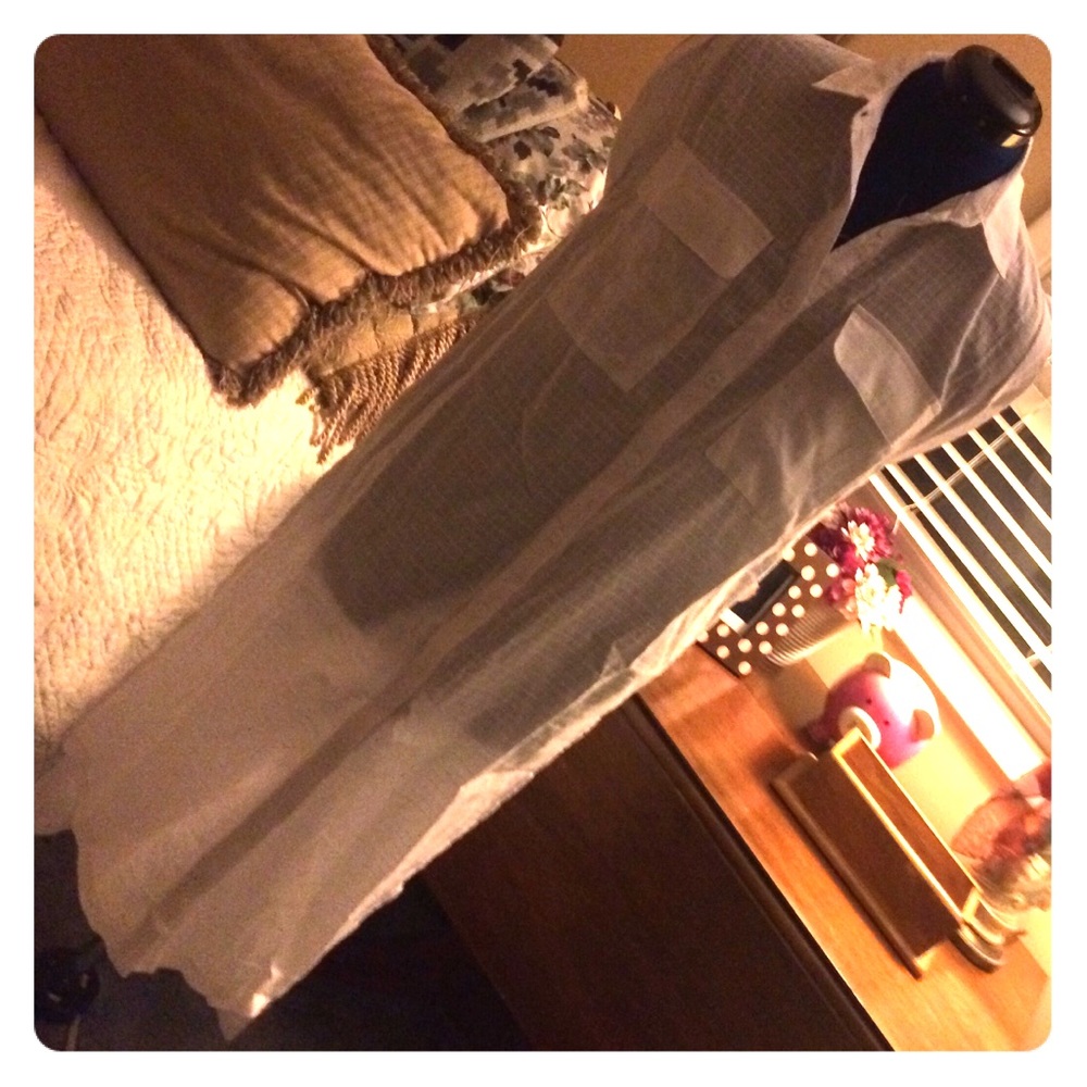 White button down tunic