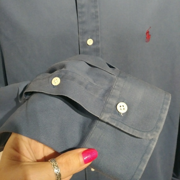 Vintage Polo Ralph Lauren Long Sleeve Oxford - Picture 3 of 4