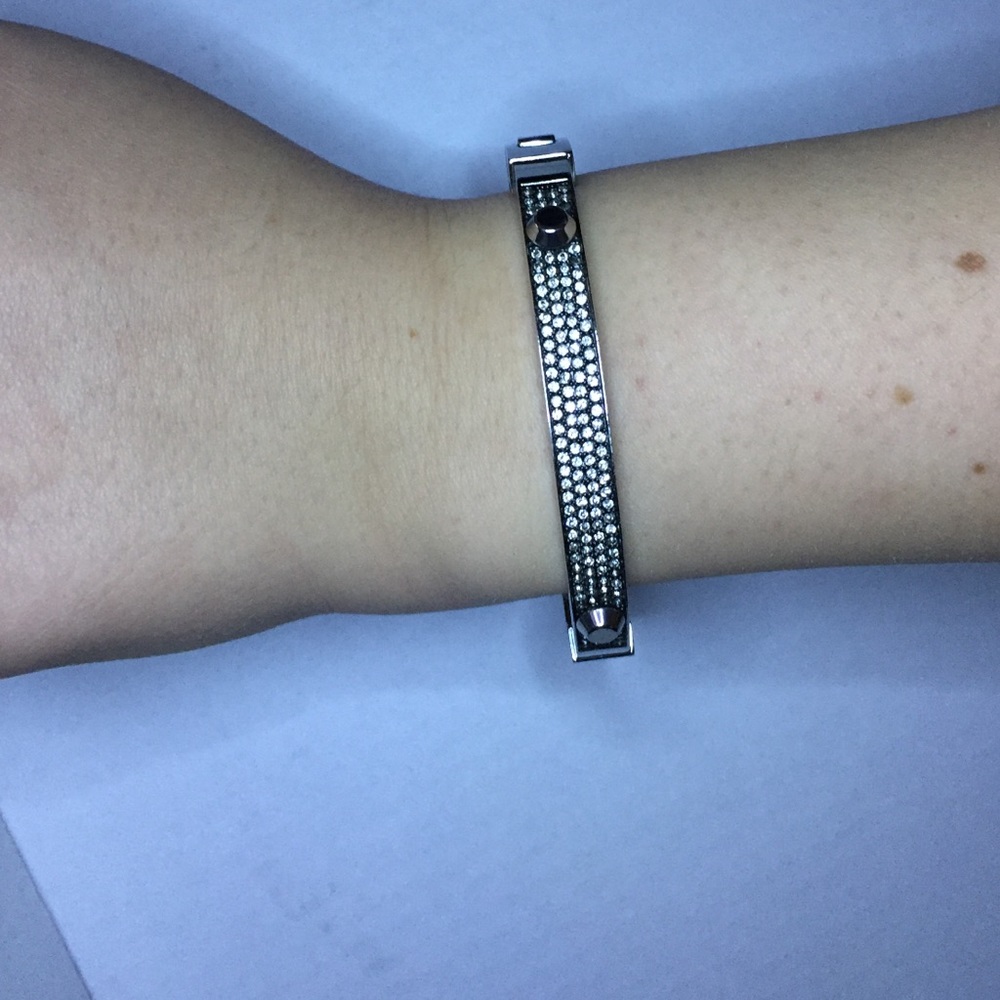 Michael Kors Sterling silver pave bracelet