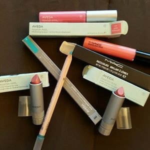 Aveda & MAC makeup in fun colors