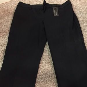 NEW Express black pants -size 8 R Editor style-