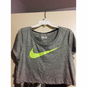 Nike Dri-fit Workout Crop Top