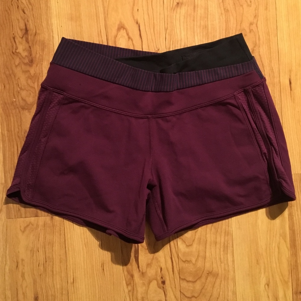 Lululemon Yoga Shorts Plum