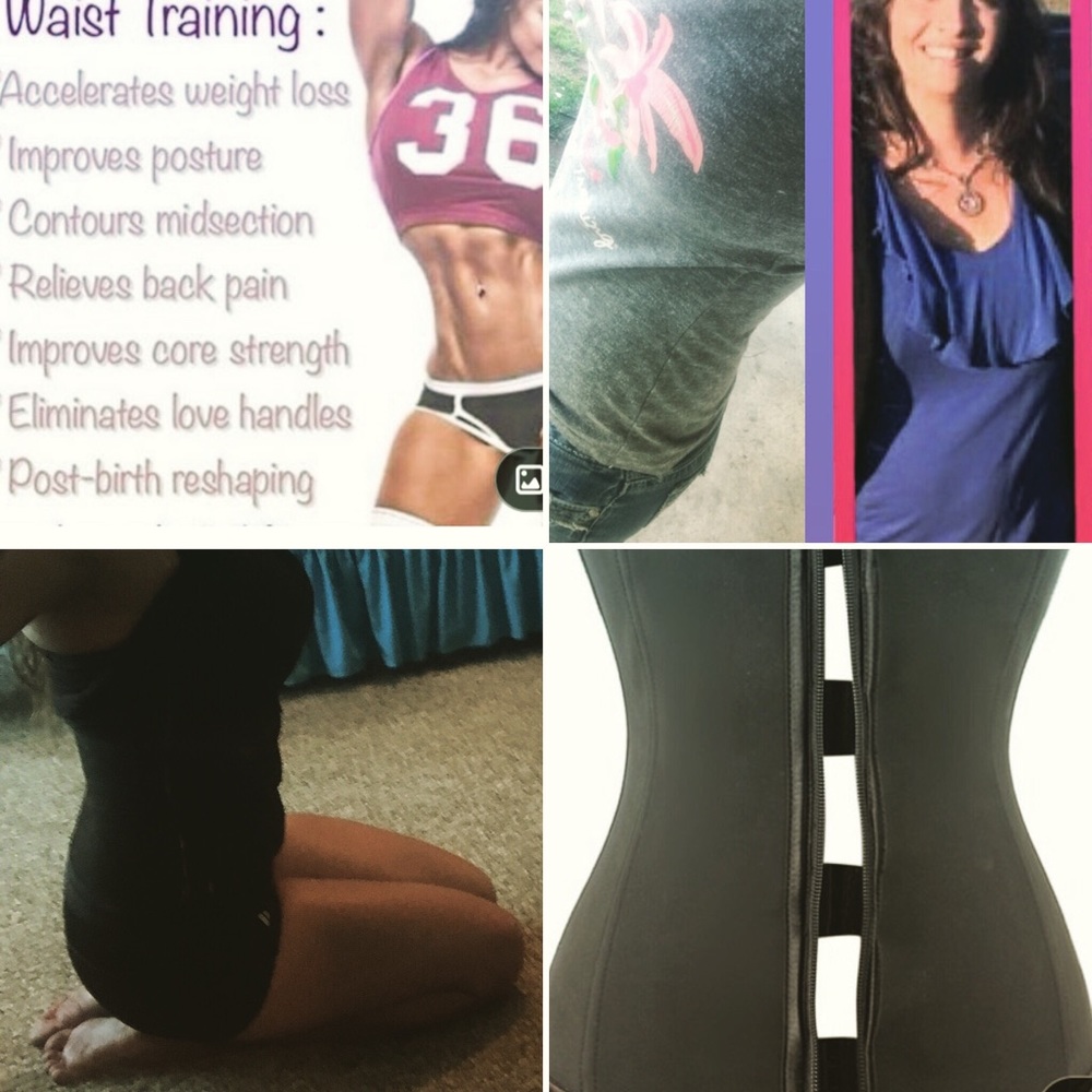 Waist Trainer zippered&hooks 10 flex steel boning