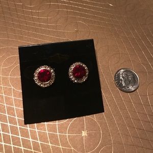 Stylish Ruby Stone Earrings