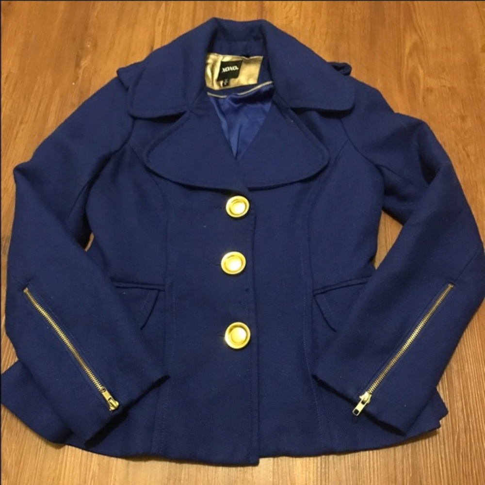 Beautiful Royal Blue Peacoat