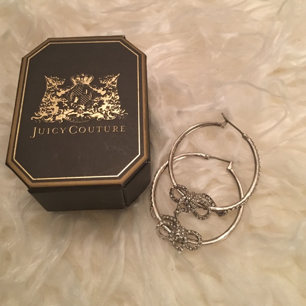 Juicy Couture hoop earrings