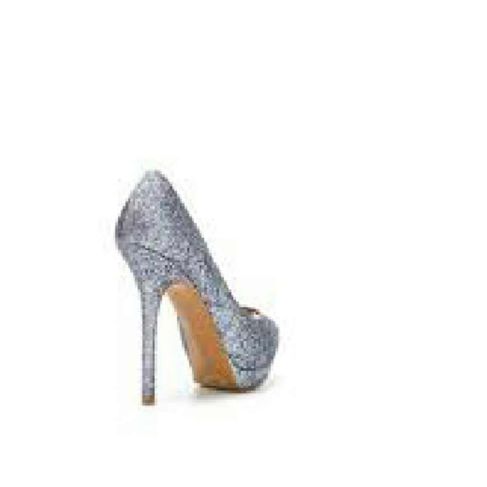 ZARA GLITTER PEEP TOE