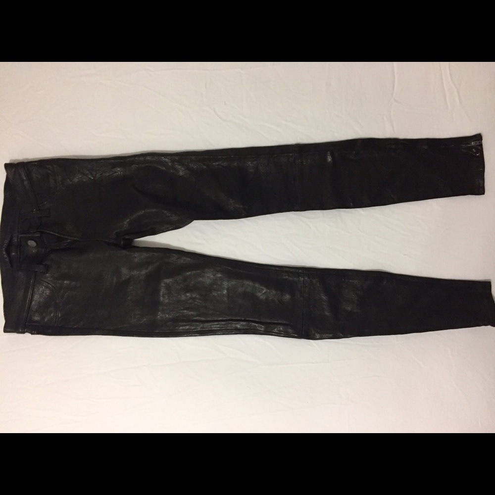 J BRAND sheepskin leather pant