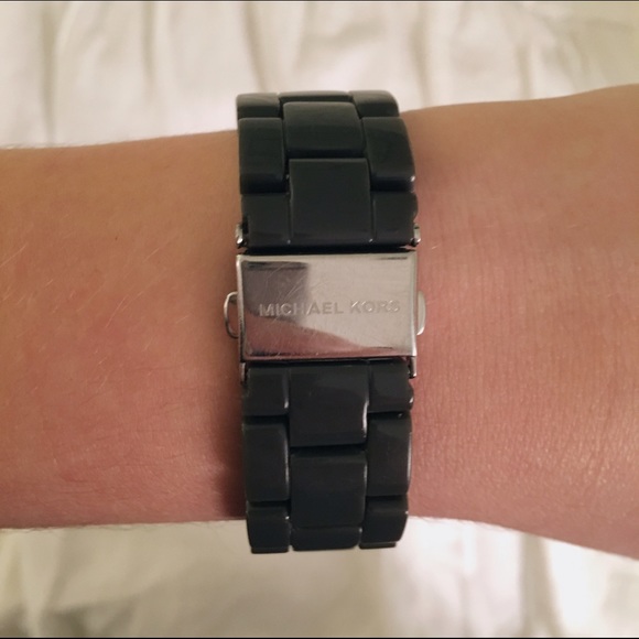 Grey Ceramic Michael Kors Watch MK5380