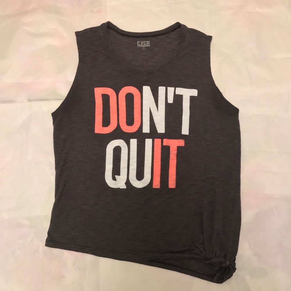 ❗️SALE❗️Don't Quit Gym Tank Top