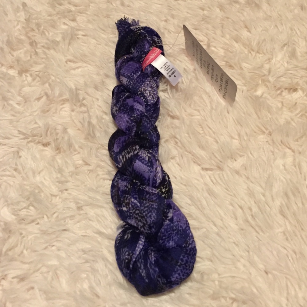 new blue/deep purple scarf