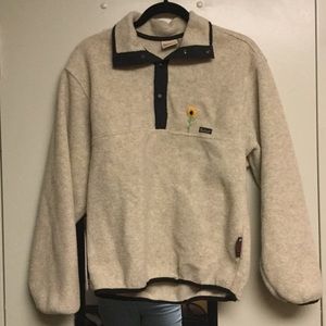 Hand Embroidered Woolrich Fleece Pullover