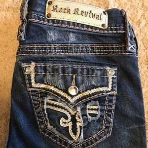 SOLD ON EBAY- Rock Revival- Sukara Crop/Skinny 29