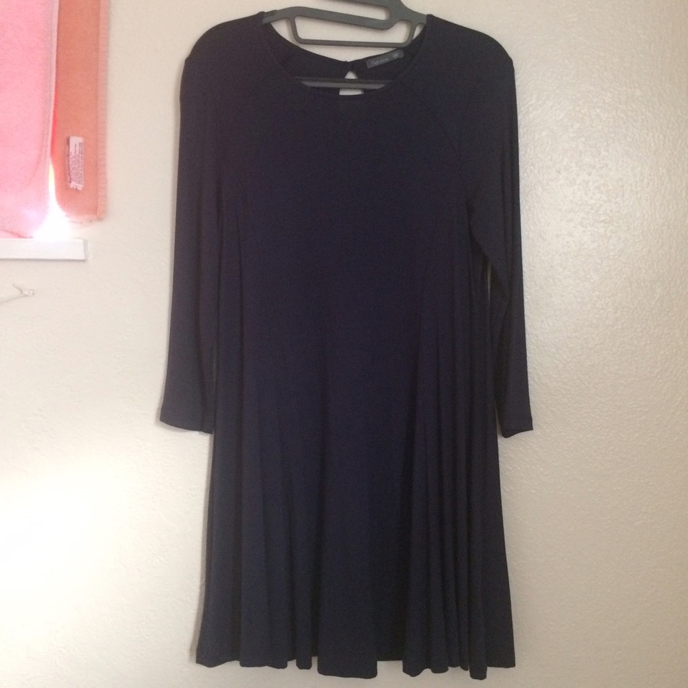 Navy Blue Shift Dress
