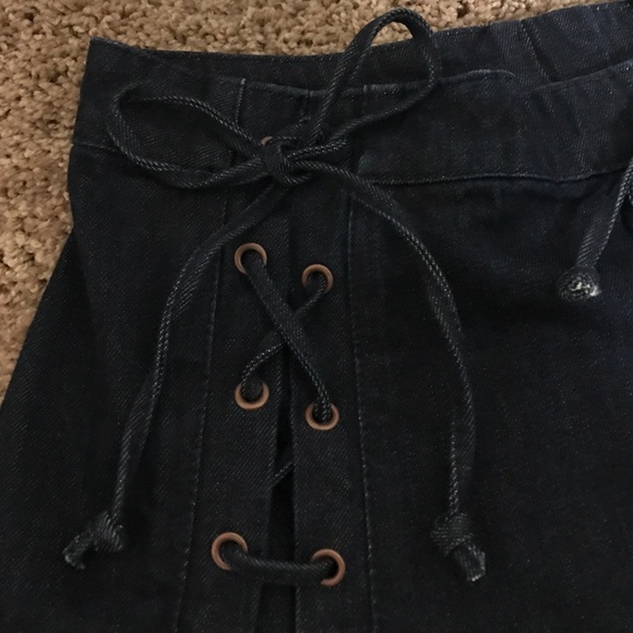 🎉SALE🎉 New With Tags Denim Skirt Free People - Picture 4 of 4