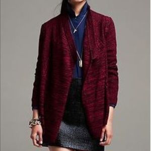 Banana Republic Marled Open Front Cardigan