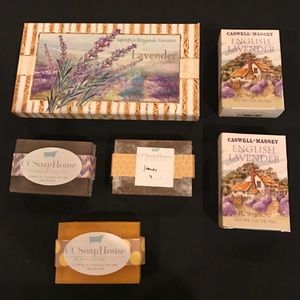 Assorted handmade English Lavender soaps
