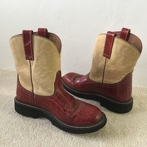 🔥 Ariat Fatbaby Women's Cowboy Boots Size 10