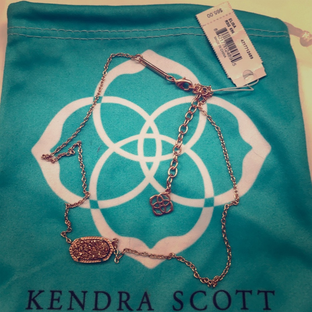 Kendra Scott Rose Gold Drusy NWT!