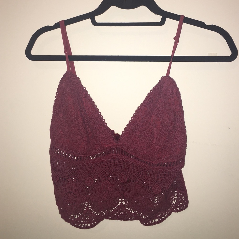 Kendall & Kyle crochet crop top
