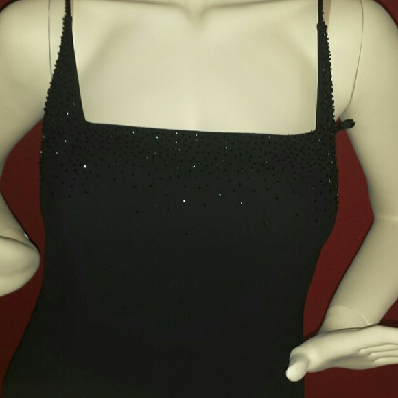 Jones New York Embellished Black Cocktail Dress - Picture 2 of 3