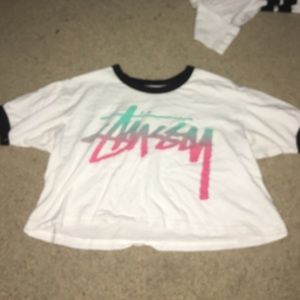 stussy crop top