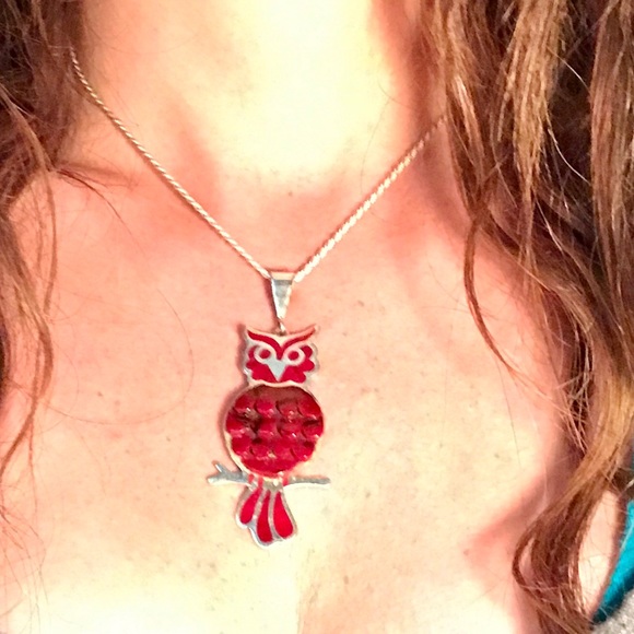 Large Owl Pendant - Picture 2 of 4